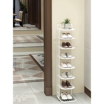 Simple shoe cabinet shoe rack wall-mounted door floor space saving space sticking home door shoe iron storage rack