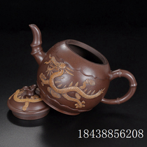 Pure handmade purple clay pot antique antique antique antique antique antique