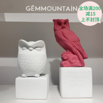 (Spot) Sophia Owl Owl Owl Greek pottery statue art statue plaster ornaments