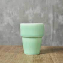 Dragon Springs Blue Porcelain Brief Chinese Small Tea Cup Ceramic Home Drinking Water Cup Office Tea Cup Stackable Easy To Contain