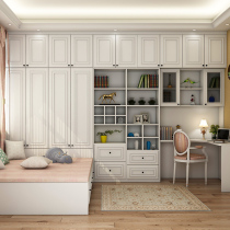 Italian style durian whole house custom tatami bed wardrobe combination bedroom space custom whole furniture