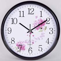 Silent 14inch Style Simple wall clock bedroom living room o