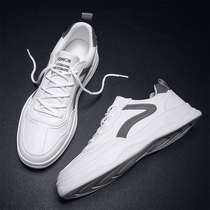 Mens shoes winter trendy shoes 2021 new white shoes Korean version of the trend casual thin white shoes Tide mens board shoes