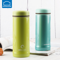 Korean music clasp stainless steel thermos cup adult fresh student Cup couple pair of Tea Cup lettering