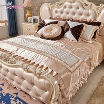 Villa Exhibition Hall-Like Inter-board furniture assorted Eurostyle French style bed with luxurious and multi-piece set of beds