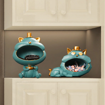 Property Cat Release Key Containing Swing Piece Entrance Door entrance Xuanguan Shoe Cabinet TV Cabinet Jo Relocation New Residence Gift Gift