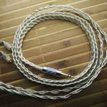 Zero Art linge Ryukyu 8-strand single crystal copper silver-plated litz 0 78mmcx a2dc balance headset upgrade line