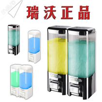 Hotel bathroom toilet wall mounted manual single and double head shower gel bottle box to soap dispenser hand sanitizer