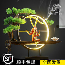 Mohshou fights victory Buddha God Qi Tian Dazheng ornaments living room porch creative desktop home soft decorations Zen
