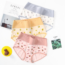 (Brown bear joint name) Finton high waist underwear women cotton postpartum abdomen antibacterial large size ladies breifs