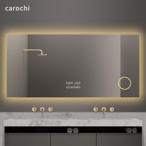 Net Red Mirror led with lamp defogging luminous bathroom mirror bathroom mirror smart mirror touch screen