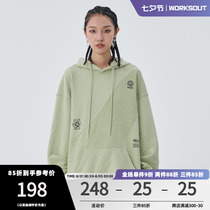 (Liu Jun Tongan) WORKOUT (WKST) State Tide Card Positive Reverse splicing Lianhood Mens hip hop streets