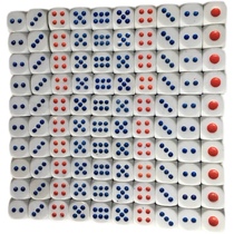 High quality large rounded corner mahjong flick digital color grain bar KTV color dice dice dice sieve dice size