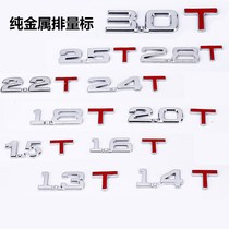 Suitable for Kia Kaesen Rui Oxiu long ship car V6 four-wheel drive 3 0 with T displacement metal digital tail label