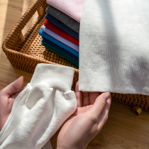 Cotton thread cloth accessories clothing knitted rib fabric elastic cuff neckline hem trousers pregnant women belly