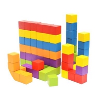 Geometric graphics cube building blocks elementary school mathematics teaching aids observe objects cuboid squares third fourth and fifth grades