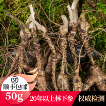 Fresh forest ginseng 20 years Wild mountain ginseng Northeast specialty Wild Laoshan Ginseng bubble wine Three fresh ginseng Changbai Mountain Ginseng