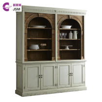 JSM French vintage Gobo carved sideboard American country restaurant locker multifunctional display cabinet