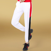 Yan Wang 2019 Square dance pants Dance pants strip ghost dance pants Elastic waist pants