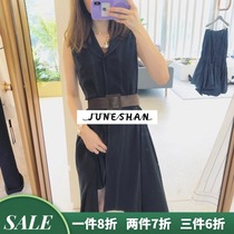 (Full) single Summer Solstice JUNESHAN Adeam dress female super silky Silk three-dimensional line dress