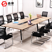 Office furniture Conference table Long table Simple modern rectangular office desk Long table Simple training table and chair combination