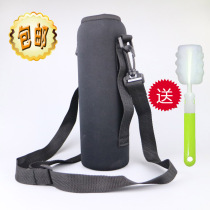 W Childrens thermal insulation anti-fall cup sleeve glass cup insulated cup cover universal protective sheath with lifting rope harness large number 1000M