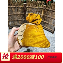 Cliff cypress gold silk nanmu root carving wood carving decoration money bag handicraft landscape flower bird ebony gloomy wood Buddha statue manufacturer