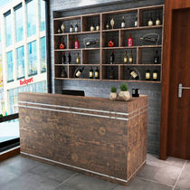 Hotel Cashier Desk Counter Brief Modern European Style Atmospheric Hotel Corner Receptionist Desk Restaurant Bar Terrace