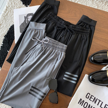 Giant comfortable mens outdoor quick-drying series word-of-mouth feedback Contrast color thin stretch wild thin casual pants