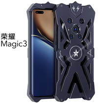 Huawei Glory magic3pro Mobile Phone Case Glory magic3 Mens Metal Frame Glory x10max Personality All-Inclusive 9x Lens Anti-Drop Heat 9xpro Protective case