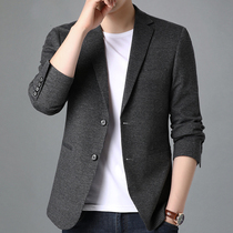 Men Casual Suits 2022 Spring Fall New High-end Tide Cards Uni-West Business Middle Suit Jacket Man