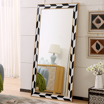 Fit mirror clothing store full-length mirror wall-mounted mirror ins Wind home Nordic Wall bedroom