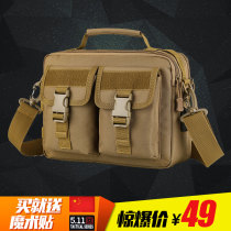 Outdoor shoulder bag Male military fan tactical bag Crossbody bag Sports chest bag Camouflage bag Multi-function portable document bag