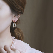 s925 Pure Silver Needle Earrings 2021 New Tide 100 Hitch Ring Ear Clip Temperament Brief Atmospheric Retro Ear Accessories