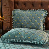 If Vegan Crystal Suede Pillowcase Home Single Double Student Dormitory Thickened Coral Fleece Pillow Core Set A Pair Of Winter