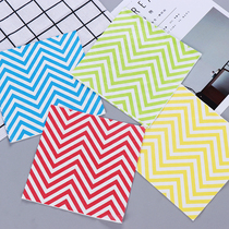 New wave tattooed paper towel printed color napkin paper face towels paper wedding party paper towel 6 color selection