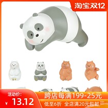 MINISO famous excellent product naked bear stacked music blind box ornaments girl heart hand doll gift random style
