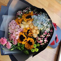 Han Style Bouquet Liaoyang City White Tawen Sacred Grand Taizi River Zone Tongcheng Entities Fresh Flower Store Express Birthday Flowers
