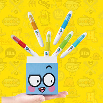 Haha children mousse crayon children safe non-toxic washable brush brush 24 color kindergarten color pen baby China
