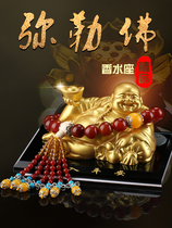 Car Maitreya Buddha statue car ornaments high-end mens car accessories safe car accessories