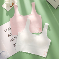 Traceless early Senior high school student girls student underwear thin puberty children summer bra vest