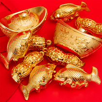Wedding supplies happy basin accessories props ingot goldfish peanuts wedding supplies bride dowry props