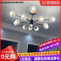 Stars magic bean lamp Nordic lamps modern simple design sense bubble lamp bedroom lighting Net red living room chandelier