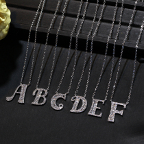 Korean customized letter choker Zhang Ziyi with 2019 new trendy women Net Red simple fashion temperament necklace