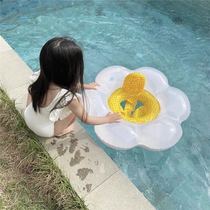 ins Korean children cute baby flower seat seat anti-rollover swimming ring 1-3-5 years old child swimming tool