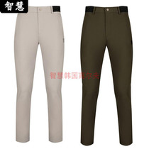 South Korea ANEW golf suit pants 21 fall golf male high waist warm and body sport long pants