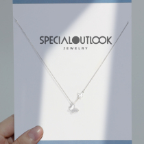 Butterfly Necklace Female Summer Sterling Silver 2021 New Small Luxury Explosive Girls Joker choker Design Sense