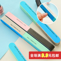 Printed nail grinder creative file manicure grit strip double-sided nail grit strip polishing strip nail grit strip