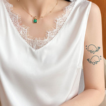 Herbal tattoo stickers non-reflective lasting 15 days long juice female waterproof male simulation tattoo realistic picture Dolphin