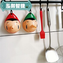 Cute Cartoon Home Kitchen Plastic Pinoco Long Nose Funnel Oil Bucket Pour Oil Dispenser